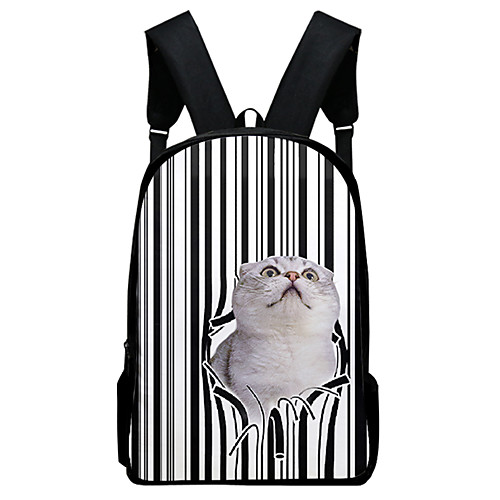 Unisex Oxford Cloth Canvas Commuter Backpack Large Capacity Lightweight Zipper Cat Animal Daily School Sillver Gray Black / White White Black Milky White
Unisex Oxford Cloth Canvas Commuter Backpack Large Capacity Lightweight Zipper Cat Animal Daily School Sillver Gray Black / White White Black Milky White
