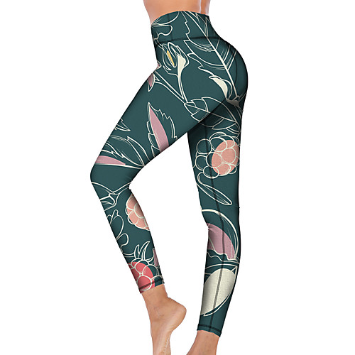 21Grams Women's High Waist Yoga Pants Cropped Leggings Tummy Control Butt Lift Breathable Dark Green Fitness Gym Workout Running Sports Activewear High Elasticity
21Grams Women's High Waist Yoga Pants Cropped Leggings Tummy Control Butt Lift Breathable Dark Green Fitness Gym Workout Running Sports Activewear High Elasticity