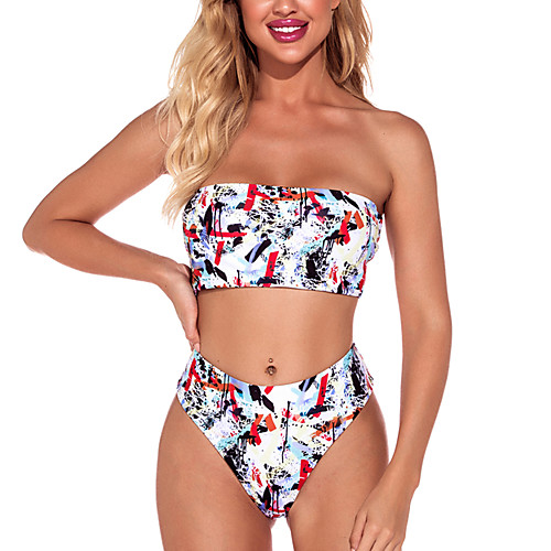 Women's Bikini Tankini Swimsuit Drawstring Open Back Print Paisley Tie Dye Rainbow Swimwear Padded Strapless Bathing Suits New Sexy Cute / 2 Piece / Tattoo
Women's Bikini Tankini Swimsuit Drawstring Open Back Print Paisley Tie Dye Rainbow Swimwear Padded Strapless Bathing Suits New Sexy Cute / 2 Piece / Tattoo