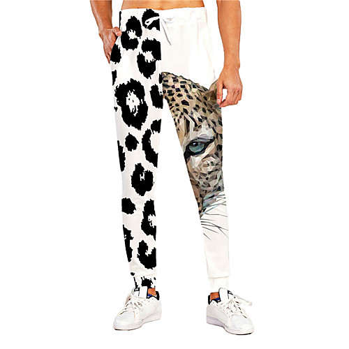Men's Casual Athleisure Outdoor Sports Daily Sports Pants Sweatpants Trousers Pants Leopard Graphic Prints Full Length Drawstring Print Black / White
Men's Casual Athleisure Outdoor Sports Daily Sports Pants Sweatpants Trousers Pants Leopard Graphic Prints Full Length Drawstring Print Black / White