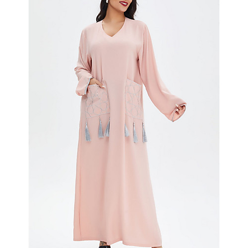 Women's A Line Dress Maxi long Dress Blue Blushing Pink Long Sleeve Solid Color Patchwork Summer Round Neck Casual 2021 M L XL XXL
Women's A Line Dress Maxi long Dress Blue Blushing Pink Long Sleeve Solid Color Patchwork Summer Round Neck Casual 2021 M L XL XXL