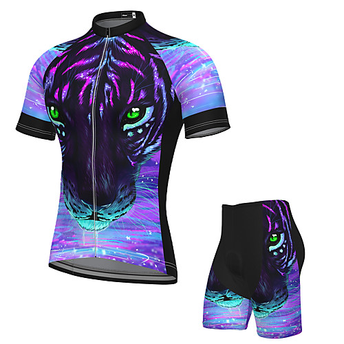 Men's Short Sleeve Cycling Jersey with Shorts Spandex Purple Leopard Bike Breathable Quick Dry Sports Graphic Mountain Bike MTB Road Bike Cycling Clothing Apparel / Stretchy / Athletic / Athleisure
Men's Short Sleeve Cycling Jersey with Shorts Spandex Purple Leopard Bike Breathable Quick Dry Sports Graphic Mountain Bike MTB Road Bike Cycling Clothing Apparel / Stretchy / Athletic / Athleisure