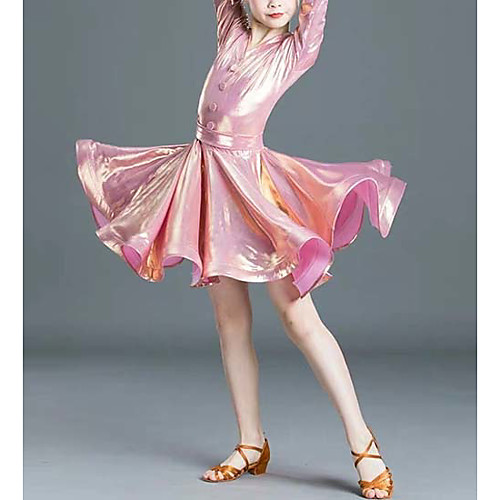 Latin Dance Dance Costumes Dress Buttons Solid Women's Girls' Training Performance 3/4 Length Sleeve High Cotton
Latin Dance Dance Costumes Dress Buttons Solid Women's Girls' Training Performance 3/4 Length Sleeve High Cotton