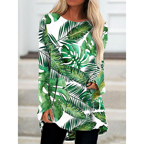 Women's T Shirt Dress Tee Dress Short Mini Dress Green Long Sleeve Print Color Block Print Fall Spring Round Neck Casual 2021 S M L XL XXL 3XL
Women's T Shirt Dress Tee Dress Short Mini Dress Green Long Sleeve Print Color Block Print Fall Spring Round Neck Casual 2021 S M L XL XXL 3XL