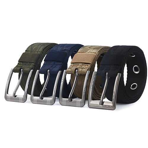 Men's Military Tactical Belt Breathable Wearable Protective for Solid Colored Nylon Fall Spring Summer
Men's Military Tactical Belt Breathable Wearable Protective for Solid Colored Nylon Fall Spring Summer
