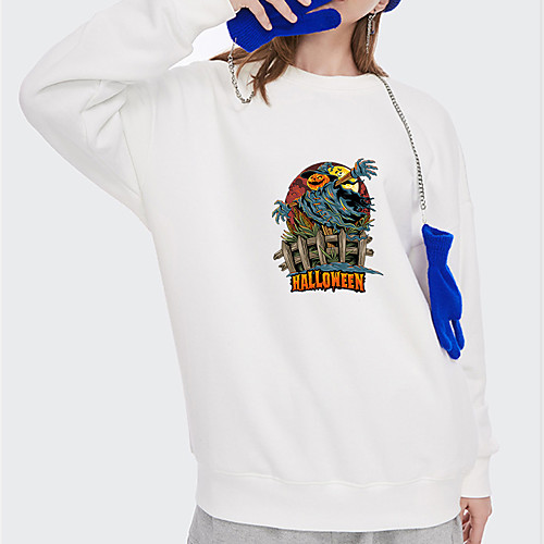 Women's Pullover Sweatshirt Pumpkin Letter Print Daily Other Prints Basic Hoodies Sweatshirts White Blue Blushing Pink
Women's Pullover Sweatshirt Pumpkin Letter Print Daily Other Prints Basic Hoodies Sweatshirts White Blue Blushing Pink