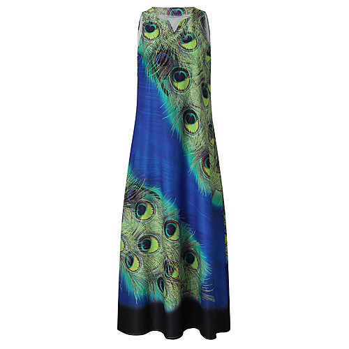 Women's Sheath Dress Maxi long Dress Blue Red Green Sleeveless Print Animal Spring Summer Casual Boho 2021 S M L XL XXL 3XL 4XL 5XL
Women's Sheath Dress Maxi long Dress Blue Red Green Sleeveless Print Animal Spring Summer Casual Boho 2021 S M L XL XXL 3XL 4XL 5XL