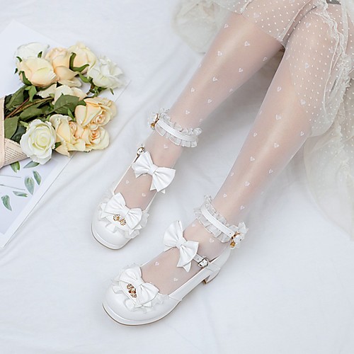 Girls' Heels Flower Girl Shoes Children's Day Princess Shoes Lace PU Mesh Big Kids(7years ) Daily Party & Evening Bowknot Buckle Ruffles White Black Pink Spring Summer
Girls' Heels Flower Girl Shoes Children's Day Princess Shoes Lace PU Mesh Big Kids(7years ) Daily Party & Evening Bowknot Buckle Ruffles White Black Pink Spring Summer