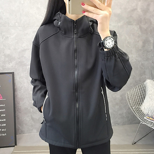 Women's Hiking Softshell Jacket Waterproof Hiking Jacket Hiking Fleece Jacket Winter Outdoor Floral Botanical Waterproof Lightweight Windproof Fleece Lining Jacket Hoodie Top Elastane Full Zip / Warm
Women's Hiking Softshell Jacket Waterproof Hiking Jacket Hiking Fleece Jacket Winter Outdoor Floral Botanical Waterproof Lightweight Windproof Fleece Lining Jacket Hoodie Top Elastane Full Zip / Warm