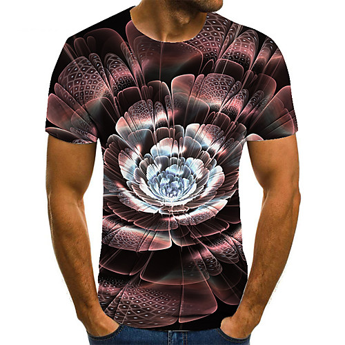 Men's T shirt 3D Print Geometric 3D Print Print Short Sleeve Casual Tops Casual Fashion Black / Red
Men's T shirt 3D Print Geometric 3D Print Print Short Sleeve Casual Tops Casual Fashion Black / Red
