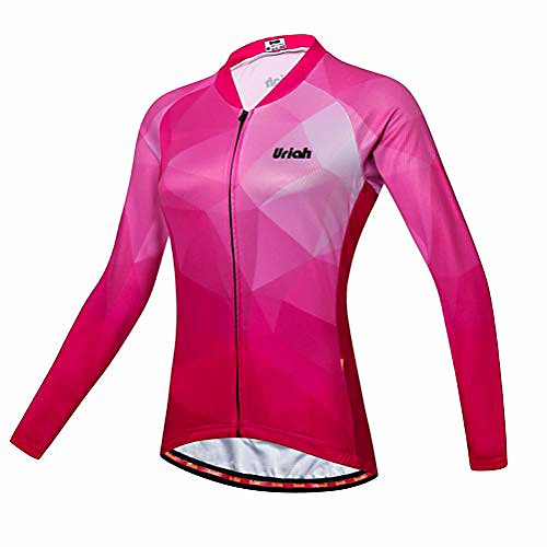 women's cycling jersey long sleeve reflective with rear zippered bag red pink size xxl
women's cycling jersey long sleeve reflective with rear zippered bag red pink size xxl
