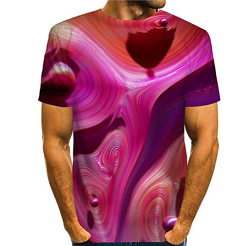 Men's T shirt 3D Print Graphic Graphic Prints 3D Print Short Sleeve Daily Tops Basic Casual Purple
Men's T shirt 3D Print Graphic Graphic Prints 3D Print Short Sleeve Daily Tops Basic Casual Purple