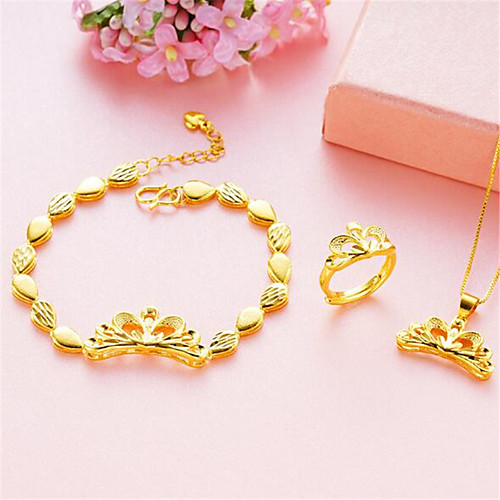 Women's Jewelry Set Bridal Jewelry Sets 3D Crown Precious Fashion Earrings Jewelry Gold For Christmas Wedding Halloween Party Evening Gift 1 set
Women's Jewelry Set Bridal Jewelry Sets 3D Crown Precious Fashion Earrings Jewelry Gold For Christmas Wedding Halloween Party Evening Gift 1 set