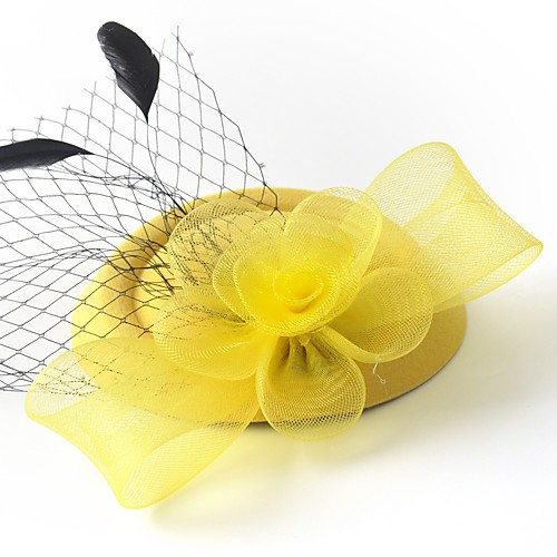 Lady Retro Tulle / Net Fascinators with Feather / Floral 1 Piece Special Occasion / Party / Evening Headpiece
Lady Retro Tulle / Net Fascinators with Feather / Floral 1 Piece Special Occasion / Party / Evening Headpiece