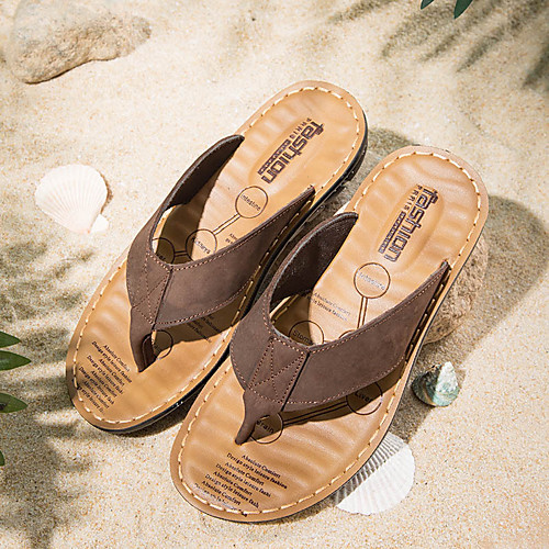 Men's Sandals Casual Daily Outdoor Walking Shoes Cowhide Breathable Non-slipping Black Brown Summer
Men's Sandals Casual Daily Outdoor Walking Shoes Cowhide Breathable Non-slipping Black Brown Summer