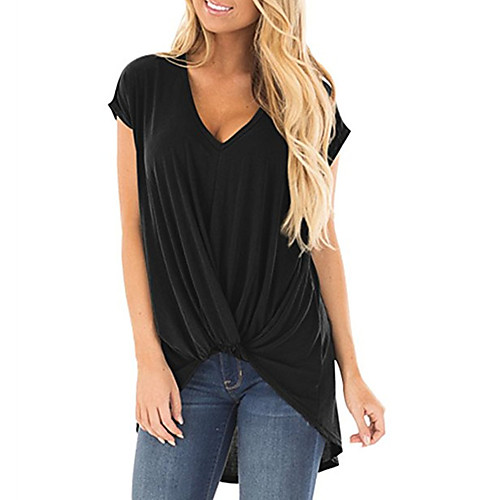 Women's T shirt Plain Round Neck Tops 100% Cotton Basic Basic Top White Black Green
Women's T shirt Plain Round Neck Tops 100% Cotton Basic Basic Top White Black Green
