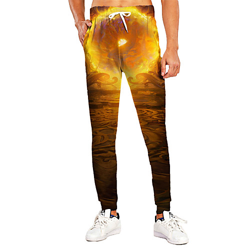 Men's Sporty Casual / Sporty Breathable Quick Dry Sports Daily Holiday Pants Sweatpants Trousers Pants Graphic Graphic Prints Full Length Print Orange
Men's Sporty Casual / Sporty Breathable Quick Dry Sports Daily Holiday Pants Sweatpants Trousers Pants Graphic Graphic Prints Full Length Print Orange