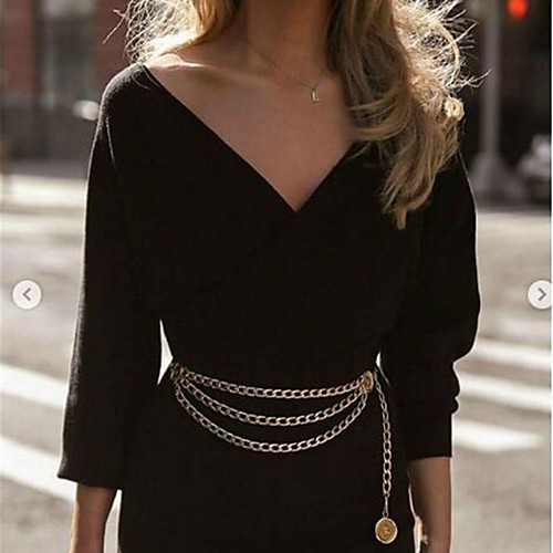 Waist Chain Baroque European Women's Body Jewelry For Gift Date Cross Body Alloy Sun Golden Silver 1 Piece
Waist Chain Baroque European Women's Body Jewelry For Gift Date Cross Body Alloy Sun Golden Silver 1 Piece