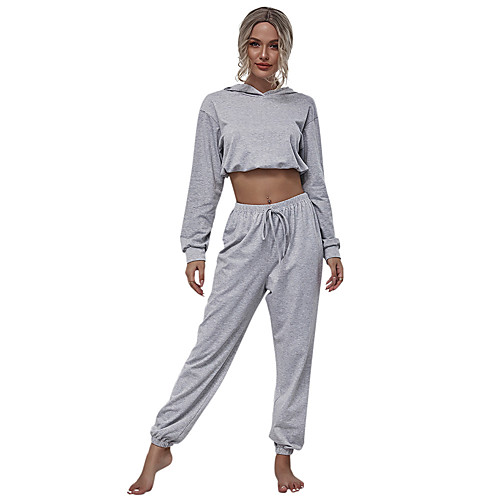 Women's Basic Streetwear Plain Daily Two Piece Set Hoodies & Sweatshirts Tracksuit Pant Drawstring Tops
Women's Basic Streetwear Plain Daily Two Piece Set Hoodies & Sweatshirts Tracksuit Pant Drawstring Tops