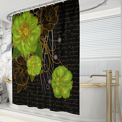 Shower Curtains with Hooks Rustic Big Green Flowers Retro Scenery Polyester Novelty Fabric Waterproof Shower Curtain for Bathroom
Shower Curtains with Hooks Rustic Big Green Flowers Retro Scenery Polyester Novelty Fabric Waterproof Shower Curtain for Bathroom