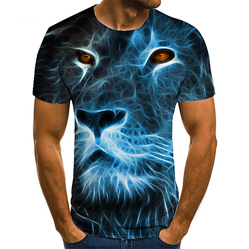 Men's T shirt 3D Print Animal 3D Print Print Short Sleeve Casual Tops Casual Fashion Black / Red
Men's T shirt 3D Print Animal 3D Print Print Short Sleeve Casual Tops Casual Fashion Black / Red