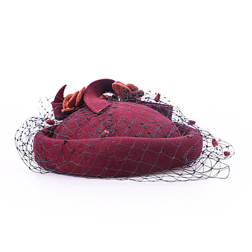 Elegant Retro Wool Fascinators with Floral / Net 1 Piece Special Occasion / Party / Evening Headpiece
Elegant Retro Wool Fascinators with Floral / Net 1 Piece Special Occasion / Party / Evening Headpiece