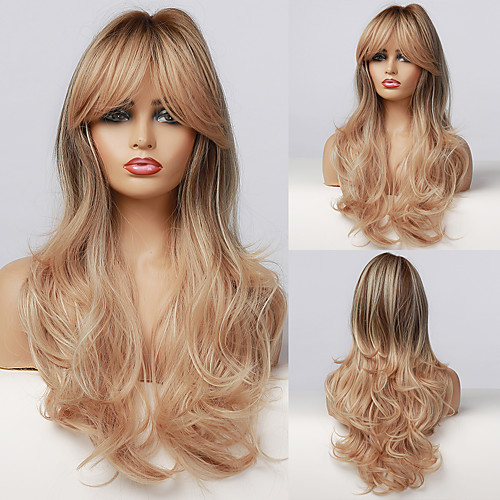 Synthetic Wig Deep Wave Middle Part Wig Medium Length Brown / Burgundy Synthetic Hair Women's Cosplay Party Fashion Brown
Synthetic Wig Deep Wave Middle Part Wig Medium Length Brown / Burgundy Synthetic Hair Women's Cosplay Party Fashion Brown
