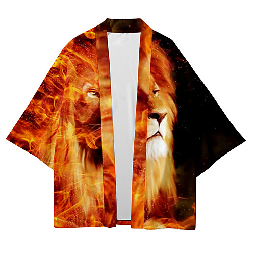 Men's Shirt 3D Print Lion Animal 3D Print Short Sleeve Daily Tops Casual Fashion Hawaiian Yellow
Men's Shirt 3D Print Lion Animal 3D Print Short Sleeve Daily Tops Casual Fashion Hawaiian Yellow