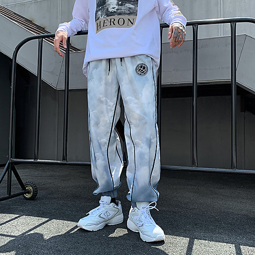 Men's Casual / Sporty Streetwear Outdoor Sports Pants Sweatpants Pants Gradient Graphic Prints Full Length Print Gray
Men's Casual / Sporty Streetwear Outdoor Sports Pants Sweatpants Pants Gradient Graphic Prints Full Length Print Gray