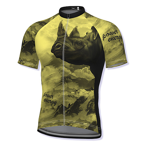 21Grams Men's Short Sleeve Cycling Jersey Spandex Yellow Bike Top Mountain Bike MTB Road Bike Cycling Breathable Quick Dry Sports Clothing Apparel / Athleisure
21Grams Men's Short Sleeve Cycling Jersey Spandex Yellow Bike Top Mountain Bike MTB Road Bike Cycling Breathable Quick Dry Sports Clothing Apparel / Athleisure