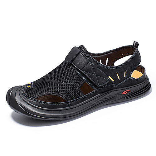 Men's Sandals Beach Roman Shoes Daily Outdoor Mesh Breathable Non-slipping Wear Proof Black Gray Spring Summer
Men's Sandals Beach Roman Shoes Daily Outdoor Mesh Breathable Non-slipping Wear Proof Black Gray Spring Summer