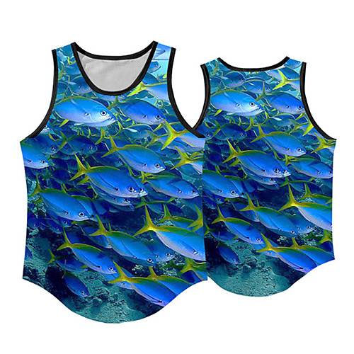 Men's Tank Top Undershirt 3D Print Graphic Prints Fish Print Sleeveless Daily Tops Casual Designer Big and Tall Blue
Men's Tank Top Undershirt 3D Print Graphic Prints Fish Print Sleeveless Daily Tops Casual Designer Big and Tall Blue
