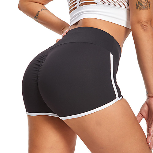 Women's High Waist Yoga Shorts Shorts Tummy Control Butt Lift Breathable Solid Color Dark Grey Black Purple Nylon Spandex Yoga Fitness Gym Workout Sports Activewear Stretchy / Athletic / Athleisure
Women's High Waist Yoga Shorts Shorts Tummy Control Butt Lift Breathable Solid Color Dark Grey Black Purple Nylon Spandex Yoga Fitness Gym Workout Sports Activewear Stretchy / Athletic / Athleisure