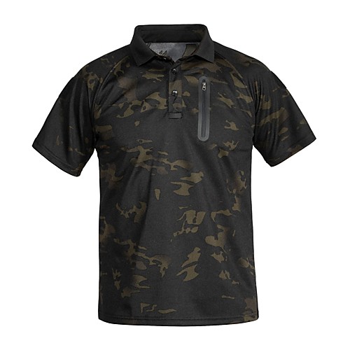 Men's Hunting T-shirt Outdoor Breathable Ventilation Fast Dry Outdoor Summer Solid Colored Camo Nylon Black Camouflage Khaki
Men's Hunting T-shirt Outdoor Breathable Ventilation Fast Dry Outdoor Summer Solid Colored Camo Nylon Black Camouflage Khaki