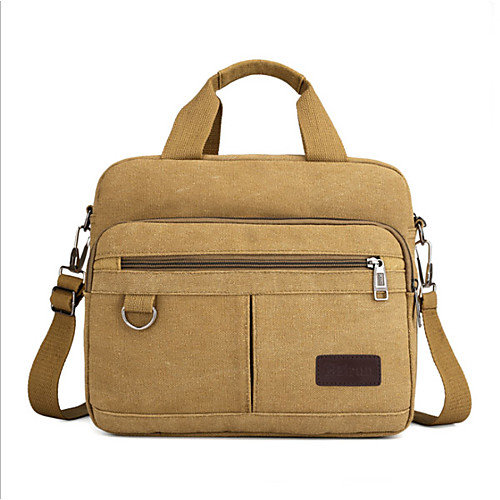 Men's Bags Canvas Top Handle Bag Zipper Solid Color Daily Office & Career Canvas Bag ArmyGreen Black khaki Brown
Men's Bags Canvas Top Handle Bag Zipper Solid Color Daily Office & Career Canvas Bag ArmyGreen Black khaki Brown