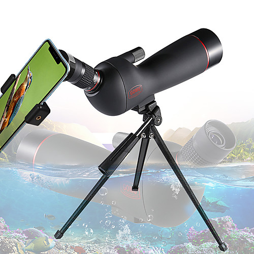 GOMU 20-60 X 60 mm Monocular Weather Resistant Spotting Scope Folding Travel Size 130/1000 m Multi-coated BAK4 Hunting Performance Outdoor Exercise
GOMU 20-60 X 60 mm Monocular Weather Resistant Spotting Scope Folding Travel Size 130/1000 m Multi-coated BAK4 Hunting Performance Outdoor Exercise