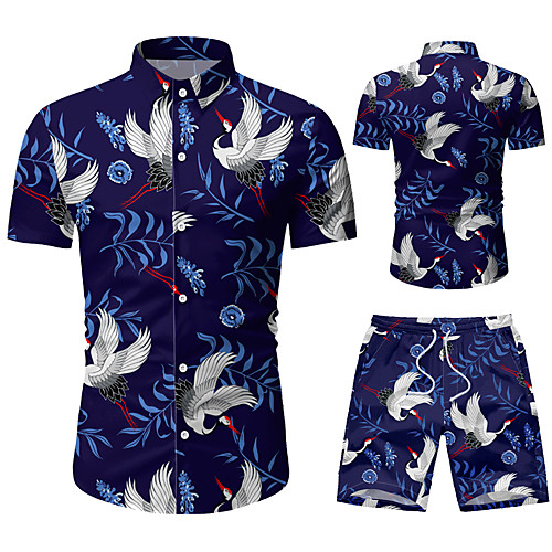 Men's Shirt Other Prints Graphic Prints Print Short Sleeve Vacation Tops Blue Yellow
Men's Shirt Other Prints Graphic Prints Print Short Sleeve Vacation Tops Blue Yellow