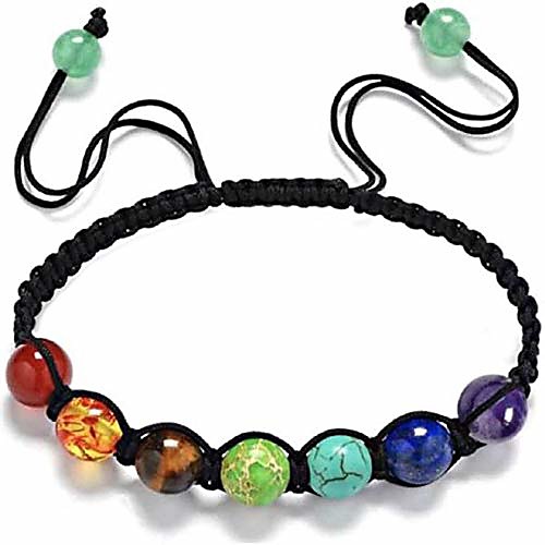 

marben top handmade 7 chakra bracelet healing crystal meditation relax anxiety for women's and mens