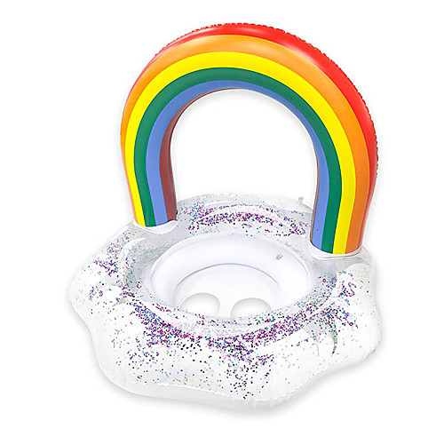 Inflatable Pool Float Baby Swimming Float with Safety Seat PVC / Vinyl Rainbow Clouds Water fun Summer Beach Swimming 1 pcs Boys and Girls Kid's Baby
Inflatable Pool Float Baby Swimming Float with Safety Seat PVC / Vinyl Rainbow Clouds Water fun Summer Beach Swimming 1 pcs Boys and Girls Kid's Baby