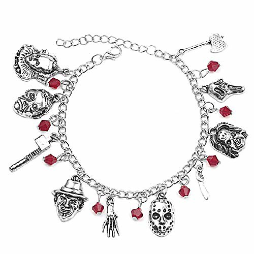 jason mask charm bracelet horror scary movie bracelet ghost halloween jewelry gift silver
jason mask charm bracelet horror scary movie bracelet ghost halloween jewelry gift silver