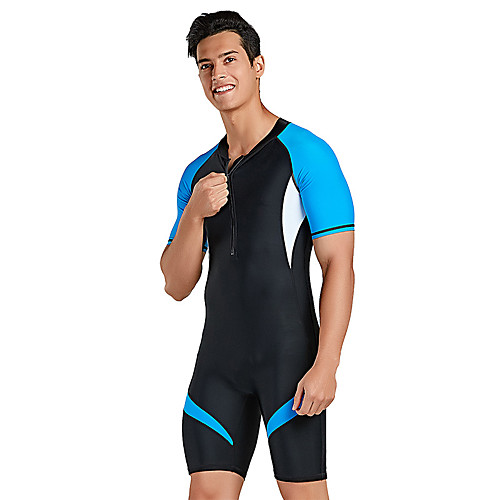 SBART Men's Rash Guard Dive Skin Suit Nylon Diving Suit Breathable Quick Dry Limits Bacteria Short Sleeve Front Zip - Snorkeling Watersports Patchwork / High Elasticity
SBART Men's Rash Guard Dive Skin Suit Nylon Diving Suit Breathable Quick Dry Limits Bacteria Short Sleeve Front Zip - Snorkeling Watersports Patchwork / High Elasticity