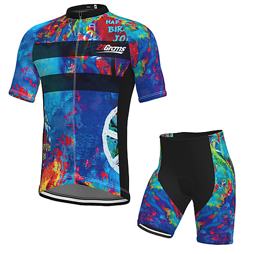 Men's Short Sleeve Cycling Jersey with Shorts Spandex Blue Bike Breathable Quick Dry Sports Graphic Mountain Bike MTB Road Bike Cycling Clothing Apparel / Stretchy / Athletic / Athleisure
Men's Short Sleeve Cycling Jersey with Shorts Spandex Blue Bike Breathable Quick Dry Sports Graphic Mountain Bike MTB Road Bike Cycling Clothing Apparel / Stretchy / Athletic / Athleisure