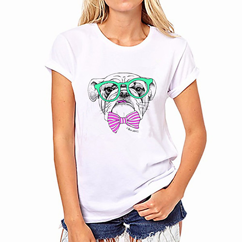 Women's Tee / T-shirt Pure Color Crew Neck Dog Sport Athleisure T Shirt Top Short Sleeves Breathable Soft Comfortable Everyday Use Street Casual Daily Outdoor
Women's Tee / T-shirt Pure Color Crew Neck Dog Sport Athleisure T Shirt Top Short Sleeves Breathable Soft Comfortable Everyday Use Street Casual Daily Outdoor