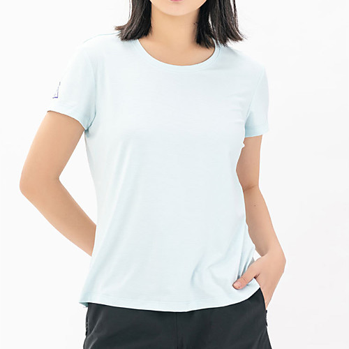 Women's T shirt Hiking Tee shirt Short Sleeve Crew Neck Tee Tshirt Sun Shirt Top Outdoor Lightweight UV Sun Protection Breathable Quick Dry Autumn / Fall Spring Spandex Polyester Solid Color White
Women's T shirt Hiking Tee shirt Short Sleeve Crew Neck Tee Tshirt Sun Shirt Top Outdoor Lightweight UV Sun Protection Breathable Quick Dry Autumn / Fall Spring Spandex Polyester Solid Color White