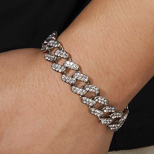 Bracelet Cuban Link Heart European Alloy Bracelet Jewelry Gold / Silver For Birthday
Bracelet Cuban Link Heart European Alloy Bracelet Jewelry Gold / Silver For Birthday