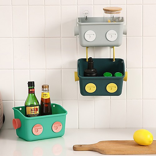 Hanging Basket Racks Nail-Free Plastic Robot Bathroom Racks Student Dormitory Bedside Hanging Basket Racks
Hanging Basket Racks Nail-Free Plastic Robot Bathroom Racks Student Dormitory Bedside Hanging Basket Racks