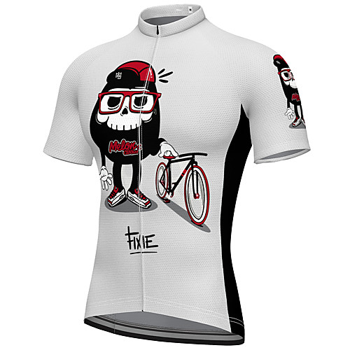 21Grams Men's Short Sleeve Cycling Jersey Spandex White Bike Top Mountain Bike MTB Road Bike Cycling Breathable Quick Dry Sports Clothing Apparel / Athleisure
21Grams Men's Short Sleeve Cycling Jersey Spandex White Bike Top Mountain Bike MTB Road Bike Cycling Breathable Quick Dry Sports Clothing Apparel / Athleisure