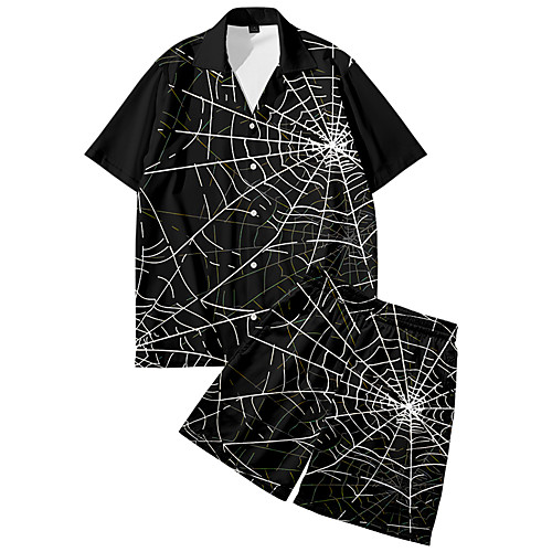 Men's Shirt Suits 3D Print Spider Animal Button-Down 3D Print Short Sleeve Daily Tops Casual Fashion Breathable Black
Men's Shirt Suits 3D Print Spider Animal Button-Down 3D Print Short Sleeve Daily Tops Casual Fashion Breathable Black