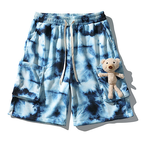 Men's Cartoon Casual / Sporty Daily Holiday Shorts Pants Bear Short Drawstring Pocket Print Blue
Men's Cartoon Casual / Sporty Daily Holiday Shorts Pants Bear Short Drawstring Pocket Print Blue