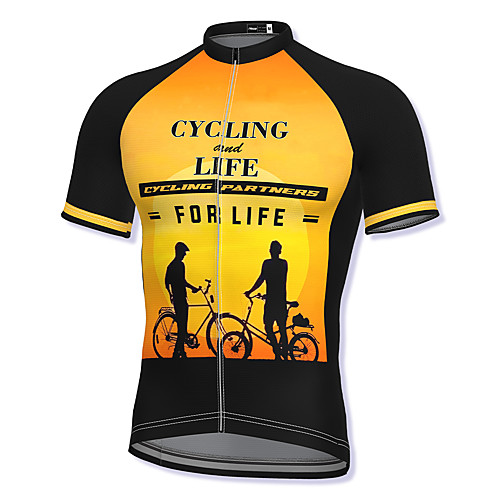 21Grams Men's Short Sleeve Cycling Jersey Spandex Yellow Bike Top Mountain Bike MTB Road Bike Cycling Breathable Quick Dry Sports Clothing Apparel / Athleisure
21Grams Men's Short Sleeve Cycling Jersey Spandex Yellow Bike Top Mountain Bike MTB Road Bike Cycling Breathable Quick Dry Sports Clothing Apparel / Athleisure